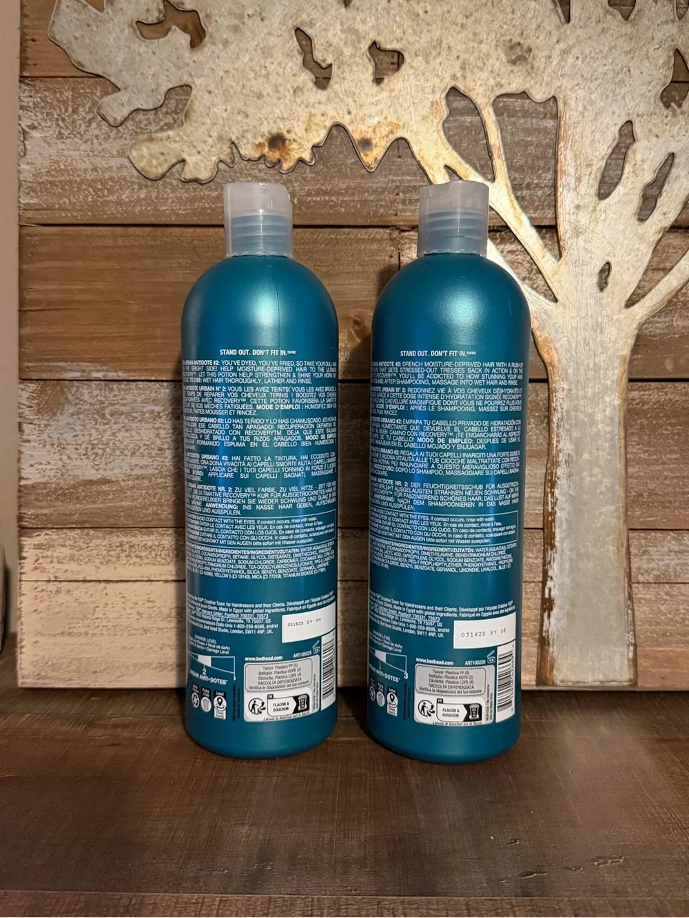 TIGI Bed Head Urban Antidotes Recovery Shampoo & Conditioner 25.36 Oz